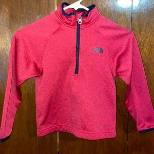 NorthFace Boys half zip sweater, Size XS
